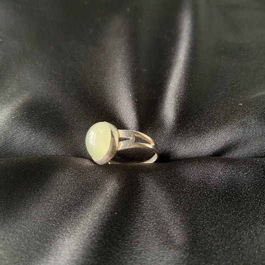 Large Gem & Arrow Silver Rings