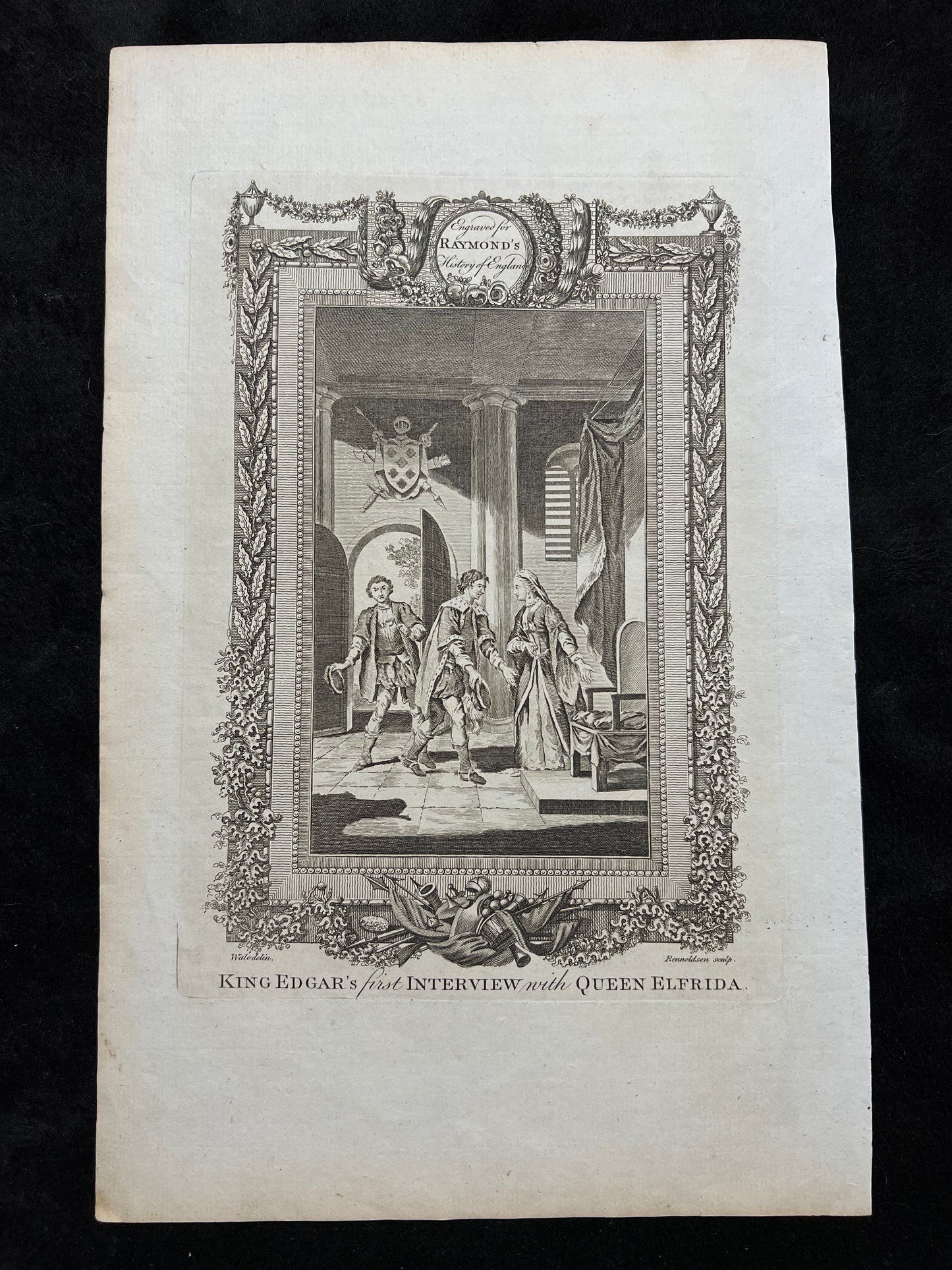 1787 British Historical Prints by Raymond, George