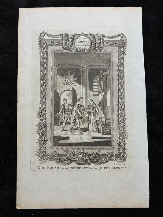 1787 British Historical Prints by Raymond, George