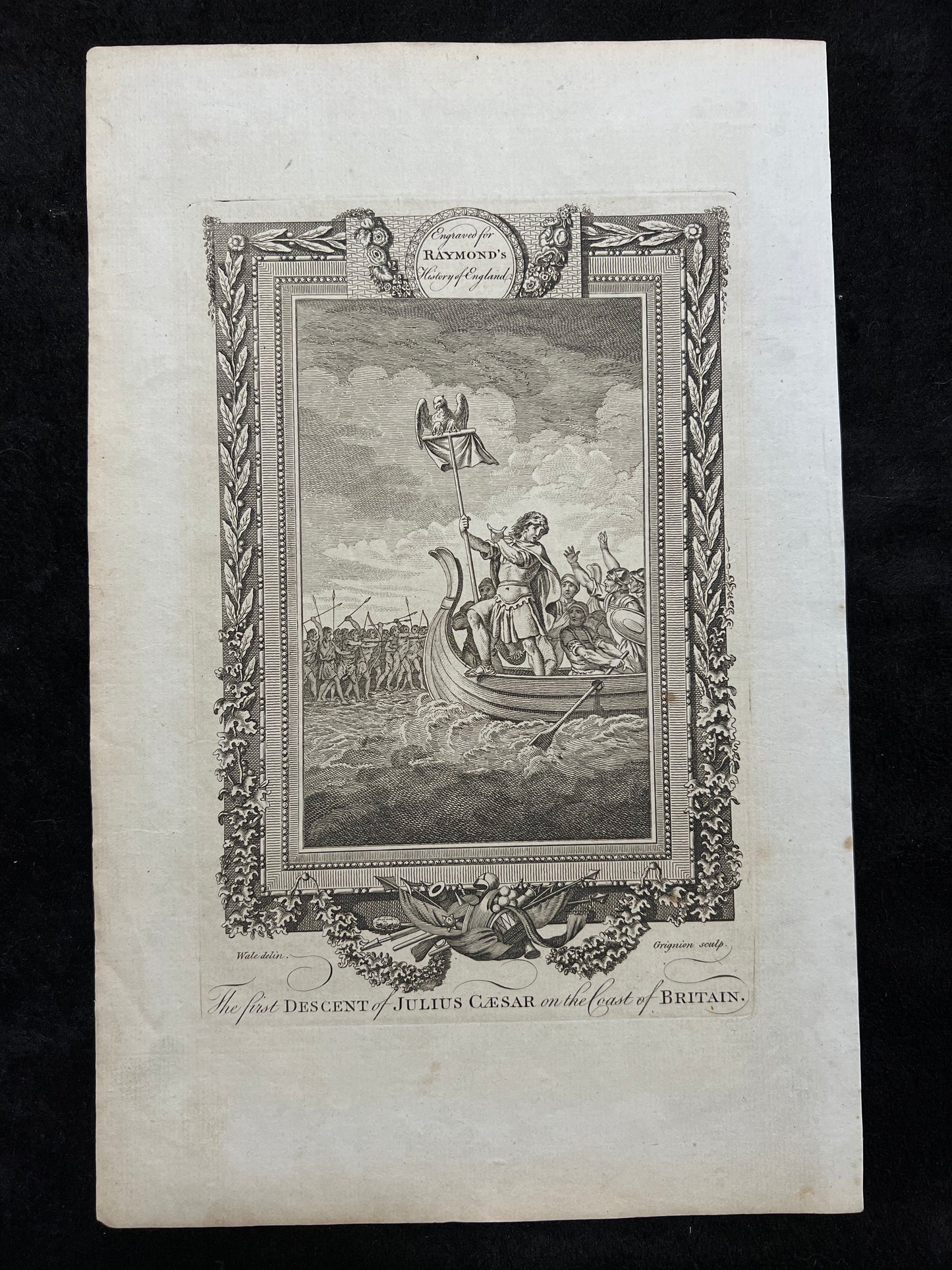 1787 British Historical Prints by Raymond, George