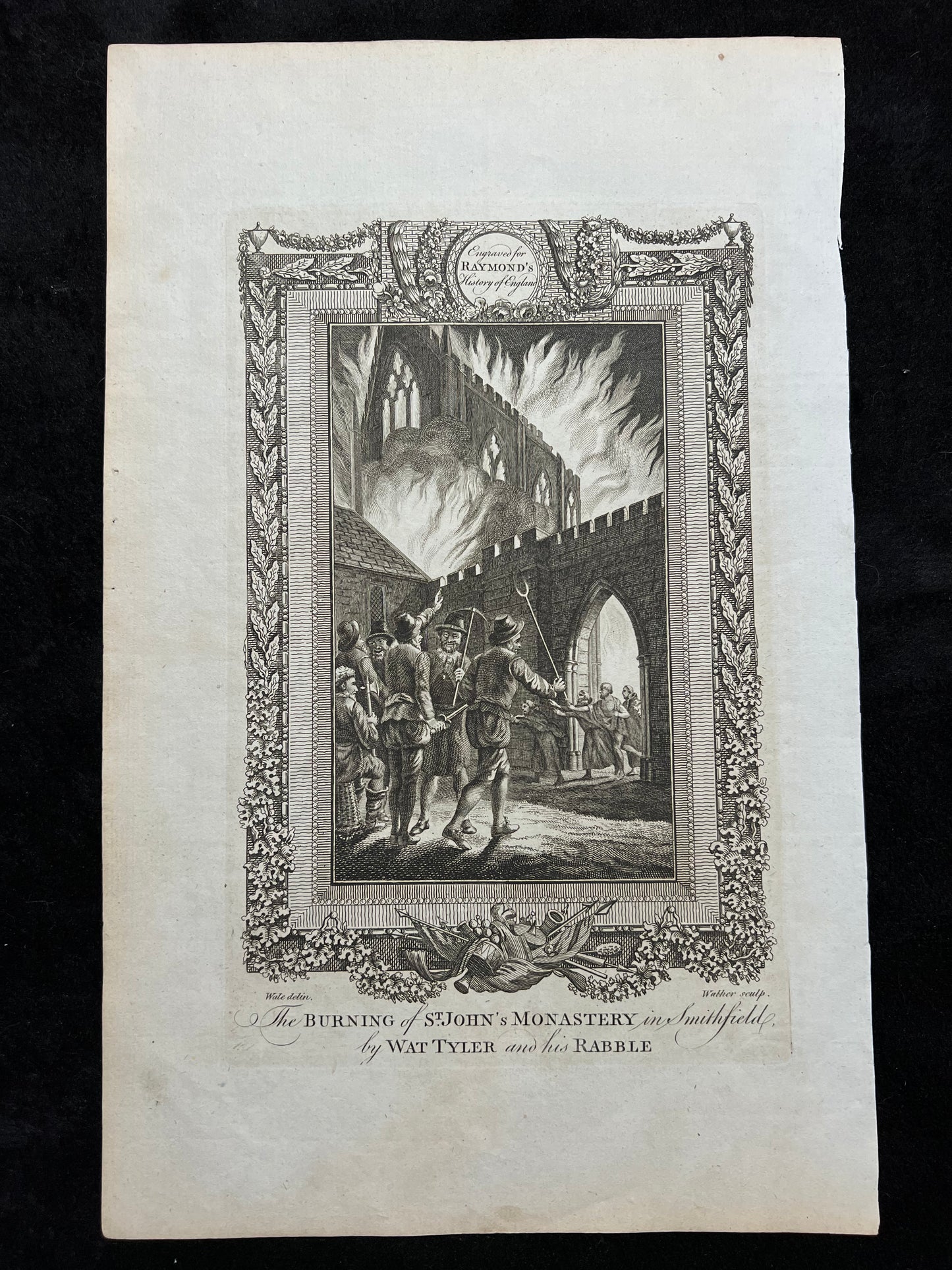 1787 British Historical Prints by Raymond, George