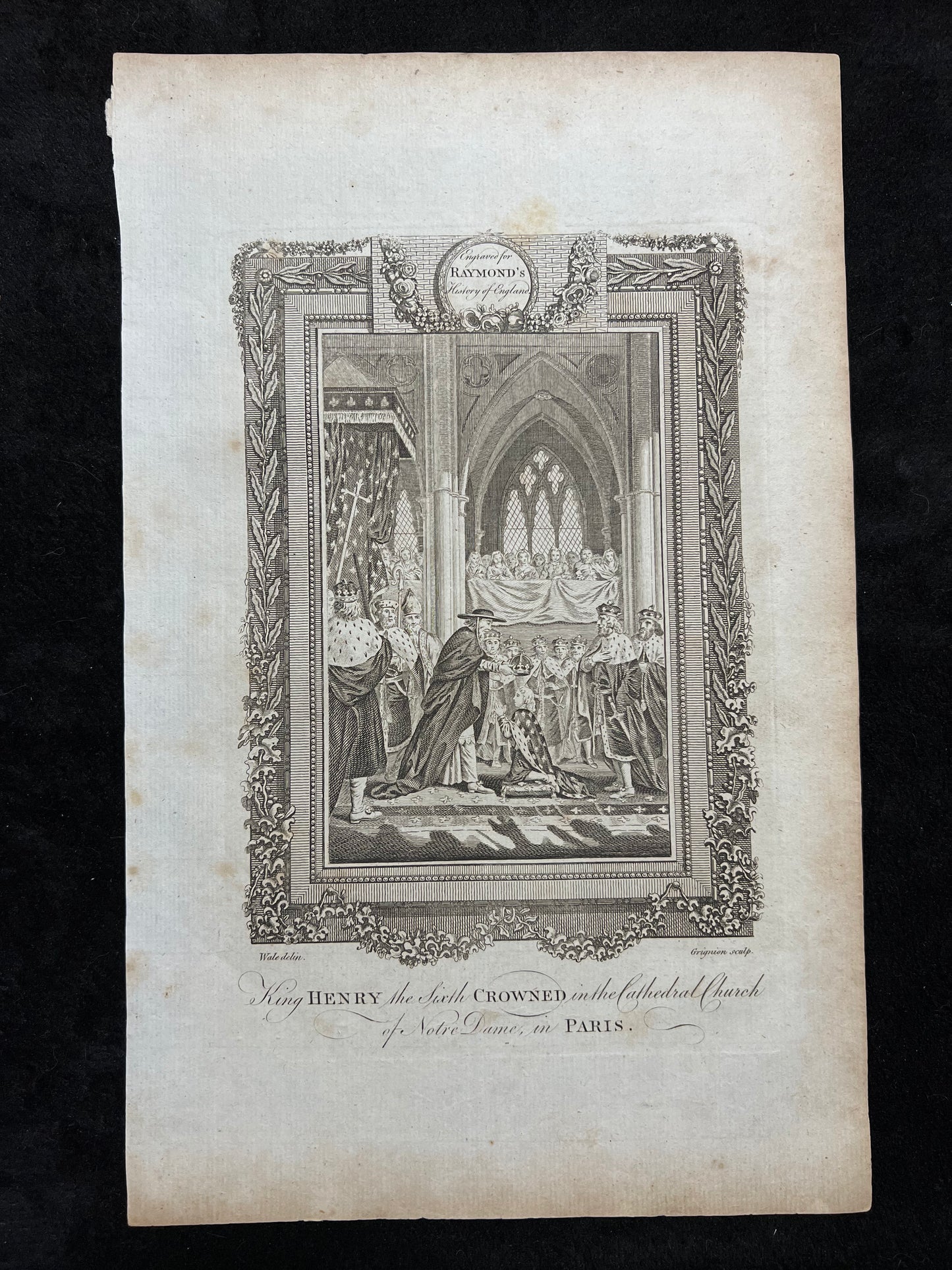 1787 British Historical Prints by Raymond, George