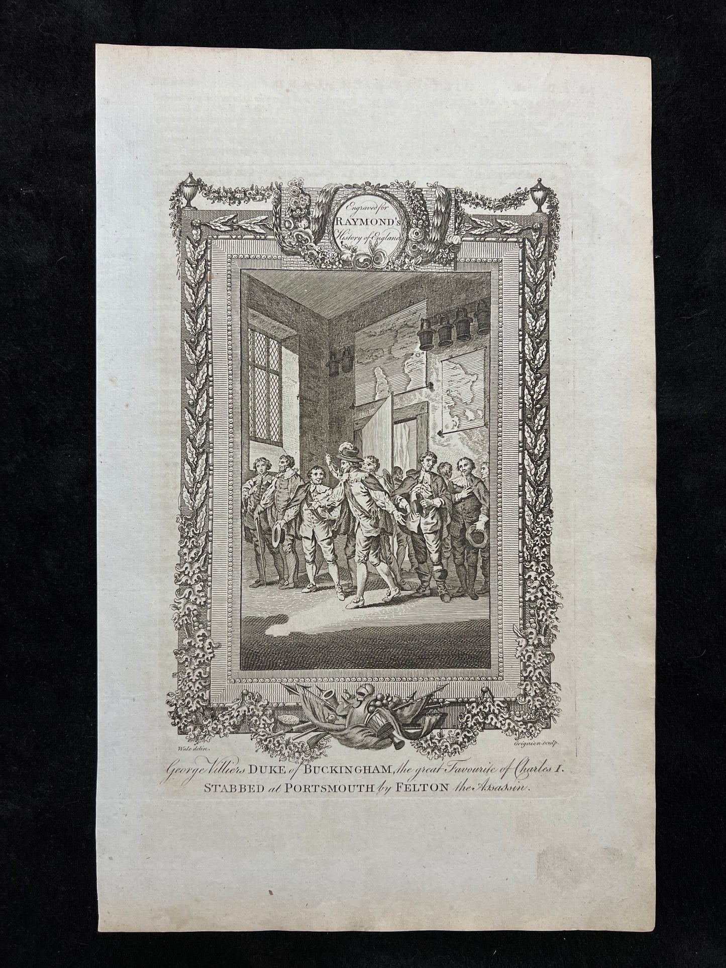1787 British Historical Prints by Raymond, George