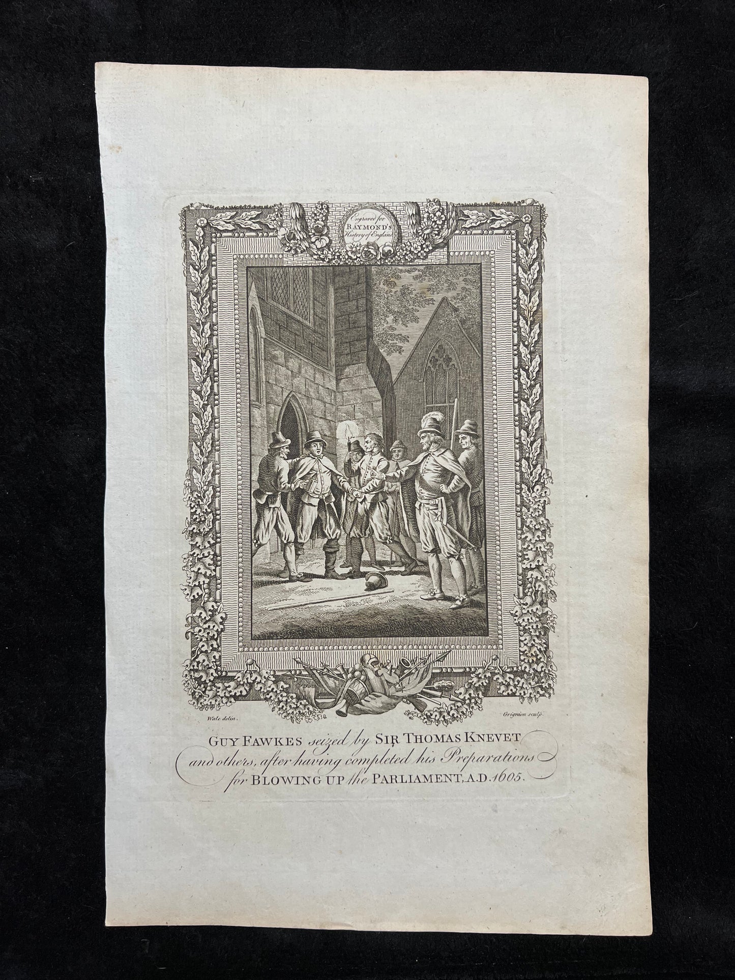 1787 British Historical Prints by Raymond, George