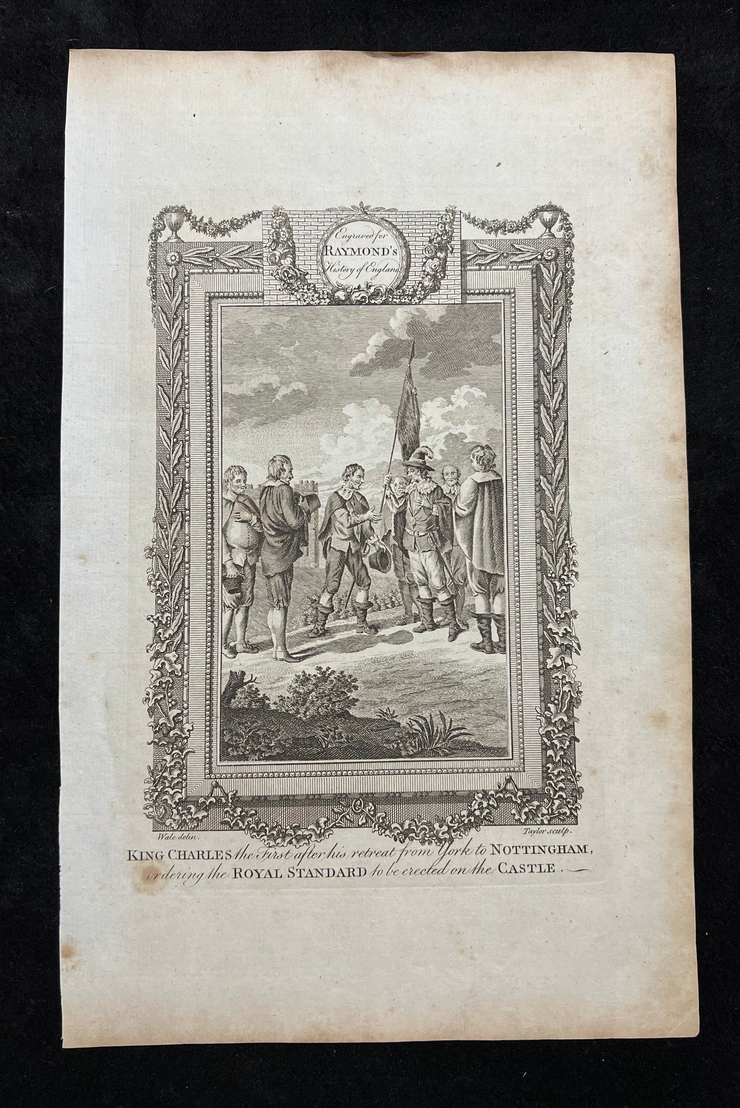 1787 British Historical Prints by Raymond, George