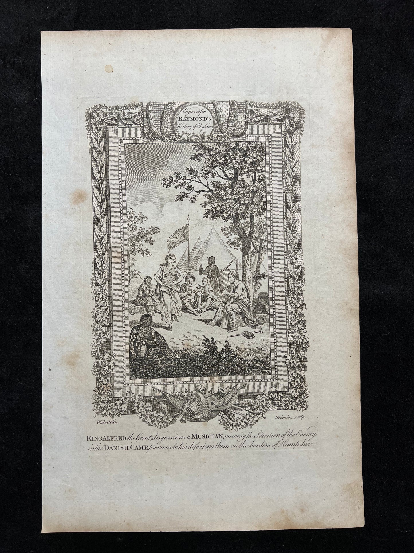 1787 British Historical Prints by Raymond, George
