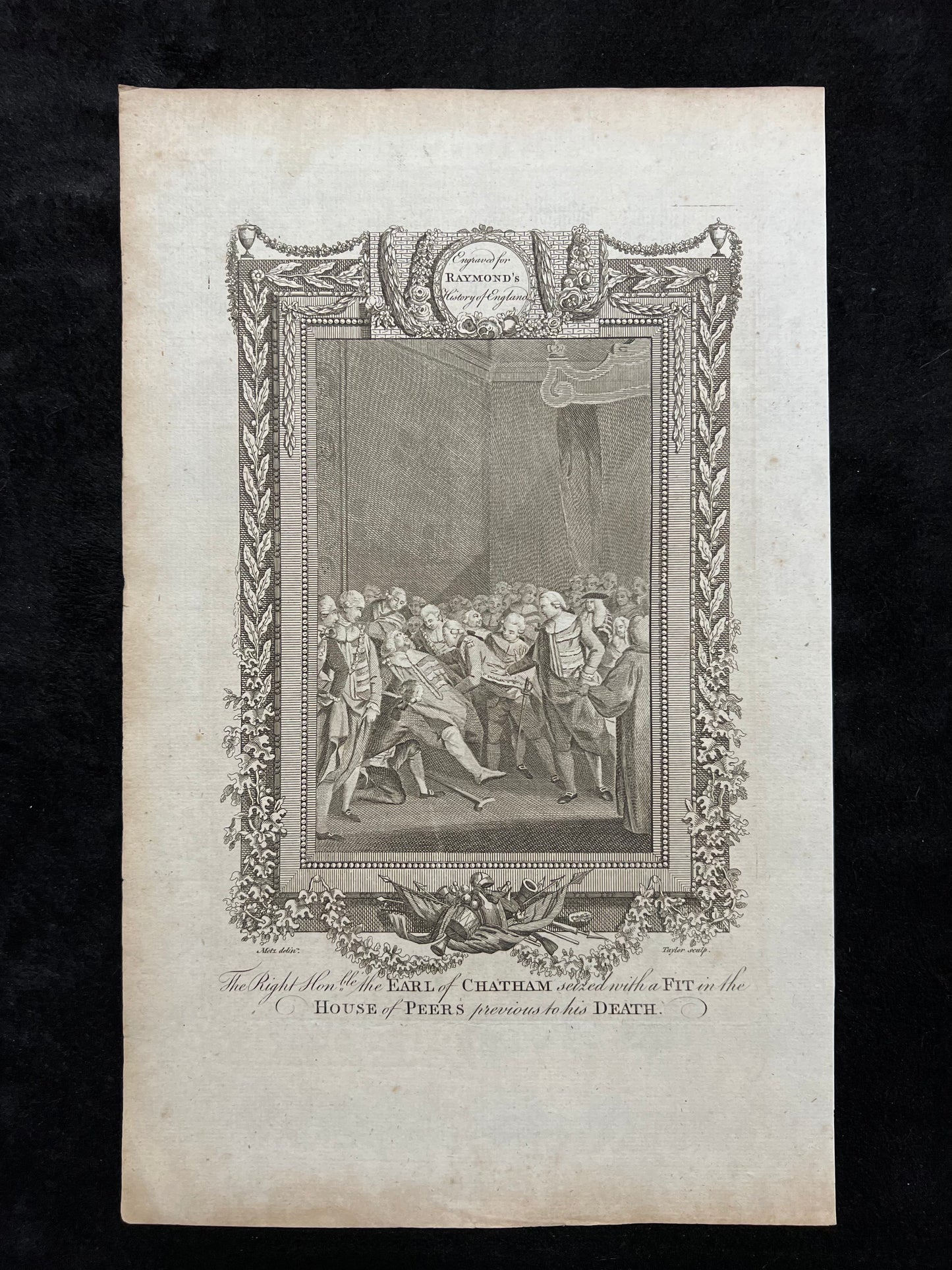 1787 British Historical Prints by Raymond, George