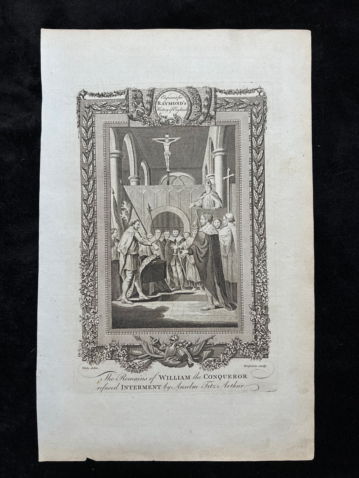 1787 British Historical Prints by Raymond, George