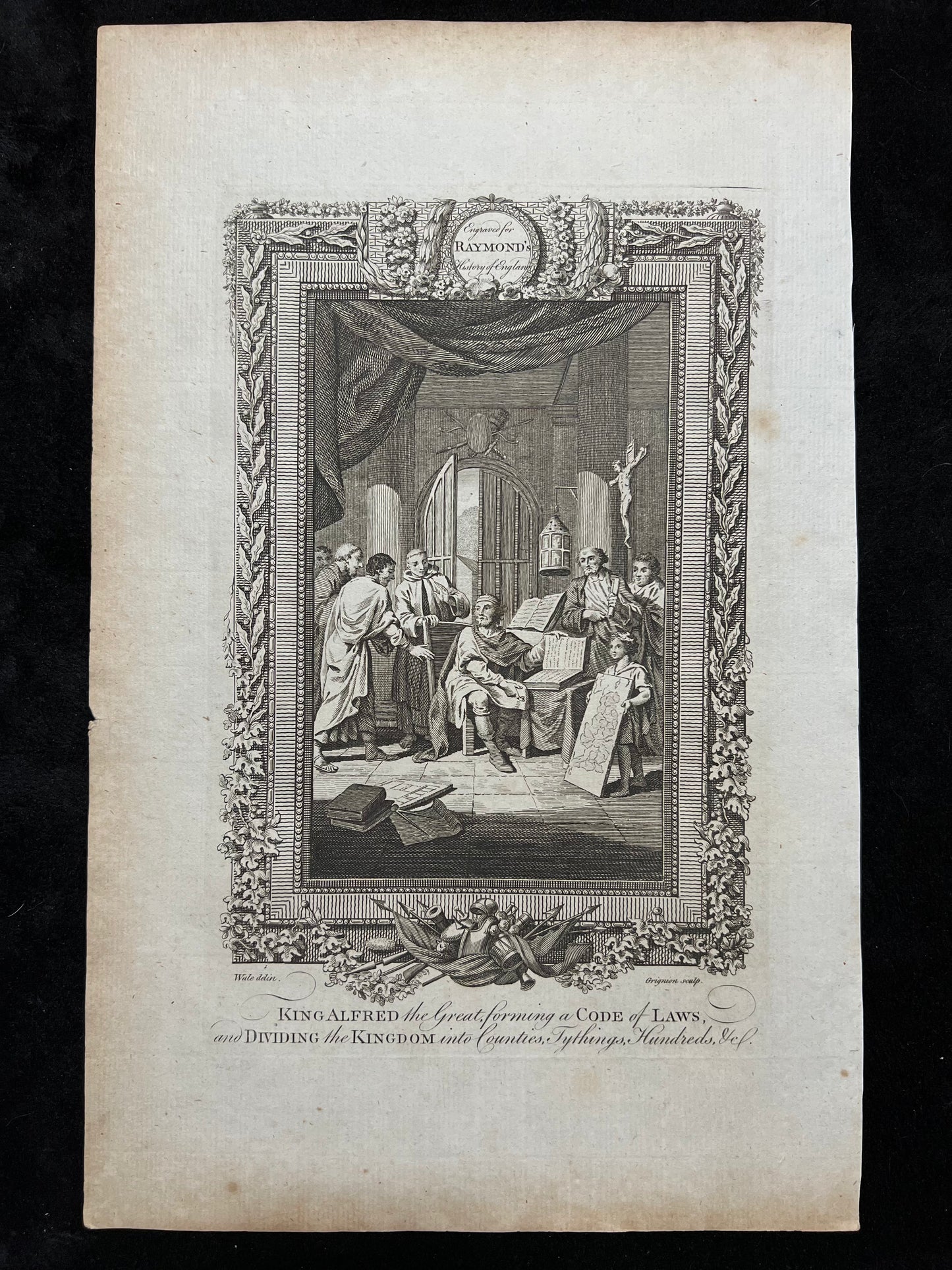 1787 British Historical Prints by Raymond, George