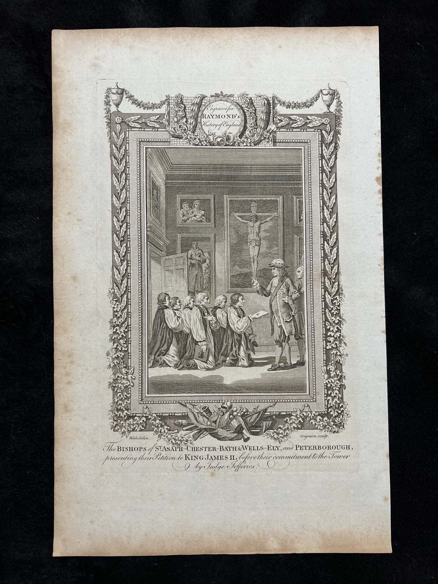 1787 British Historical Prints by Raymond, George