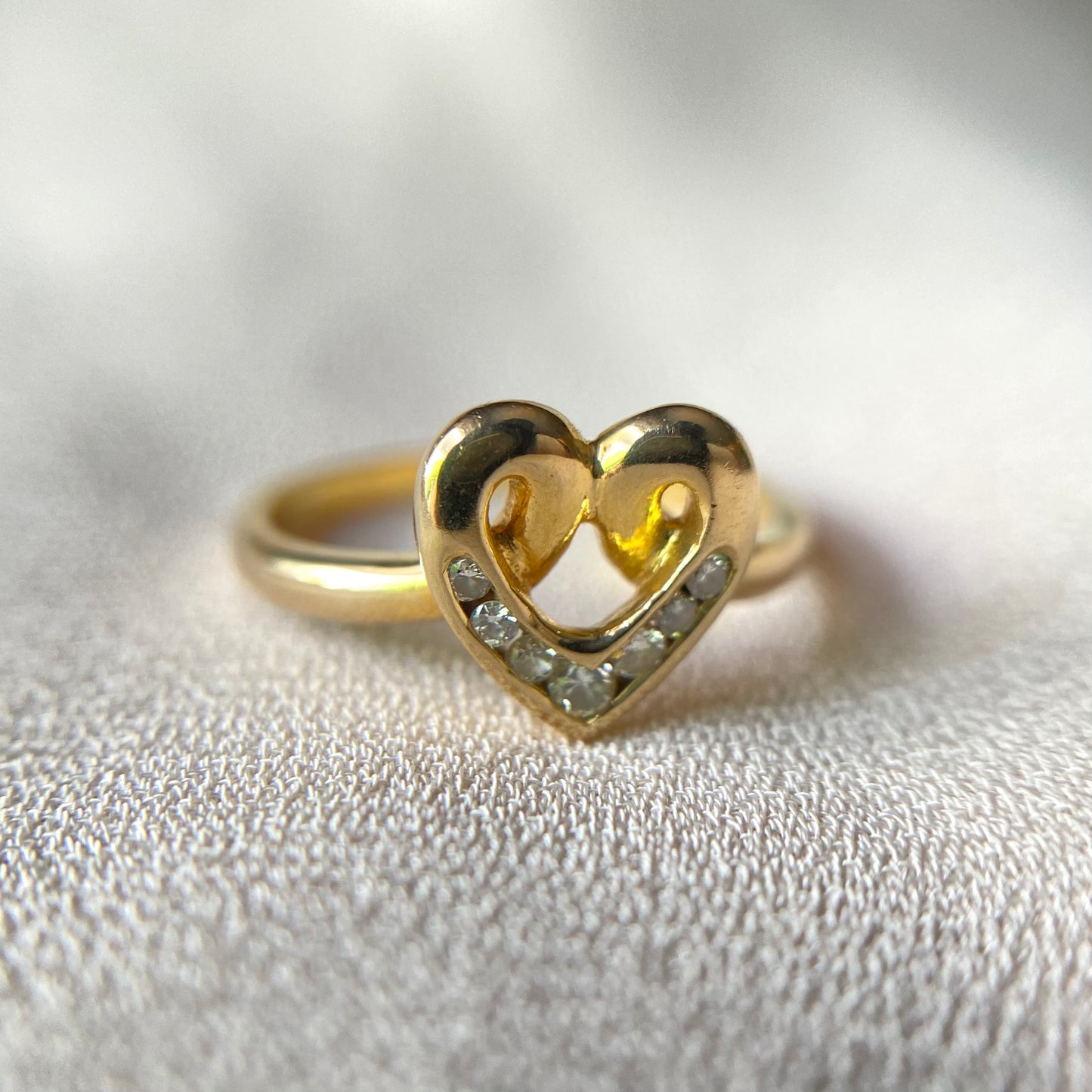 Heart shaped Diamond Ring