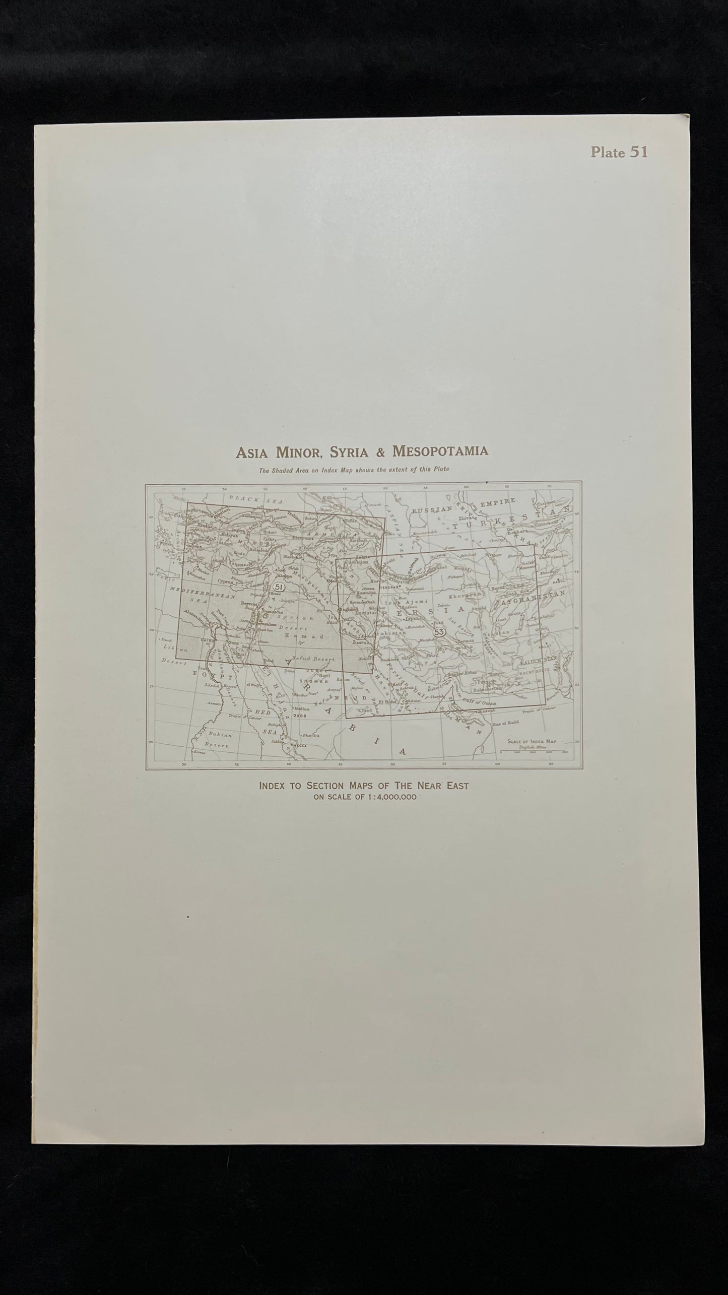 1922 Asia Minor, Syria, Mesopotamia Map by Bartholomew
