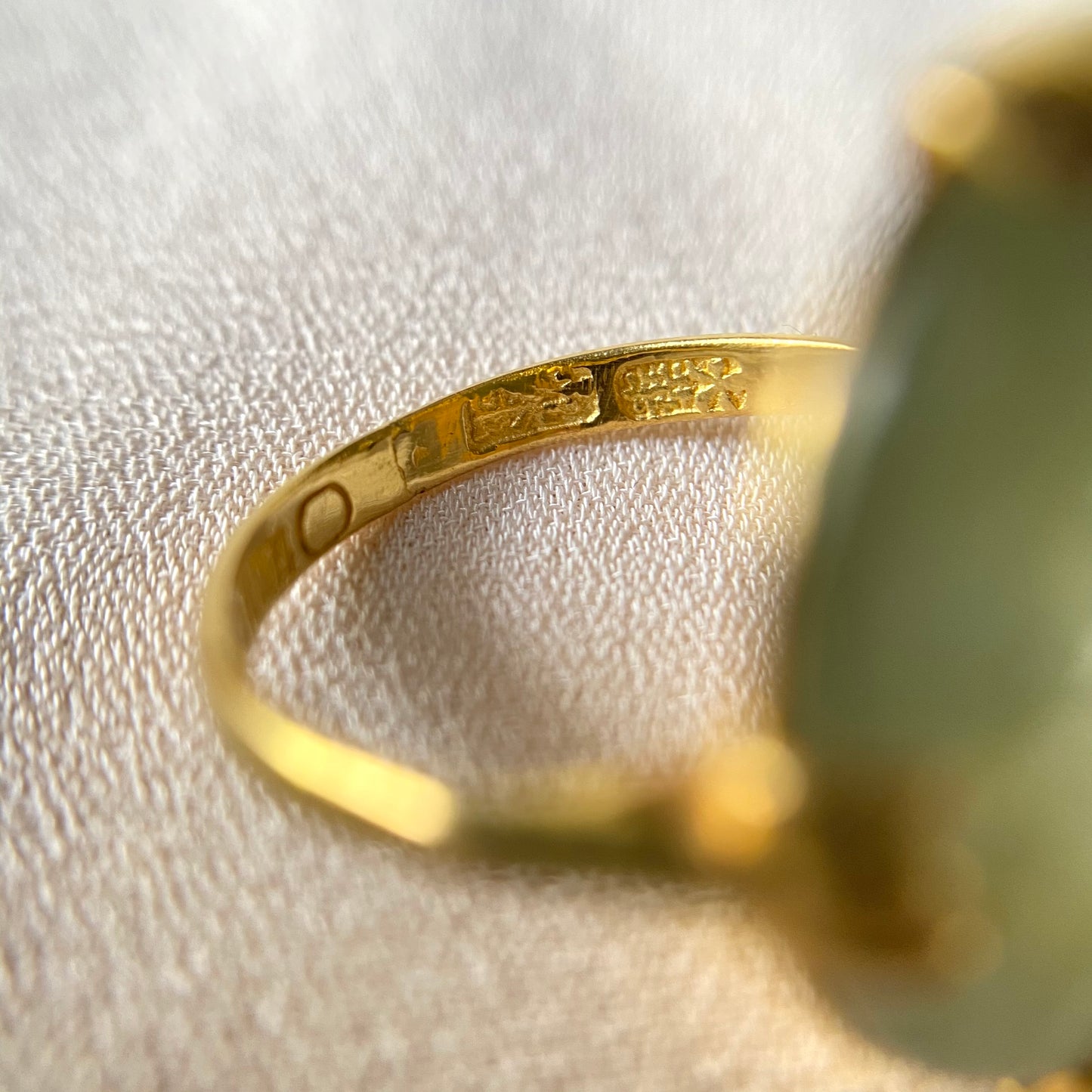 Jade Gold Ring