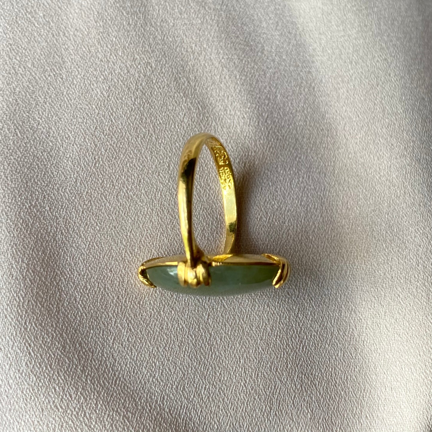 Jade Gold Ring