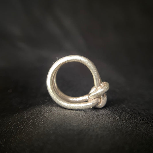 Complex Knot Silver Ring