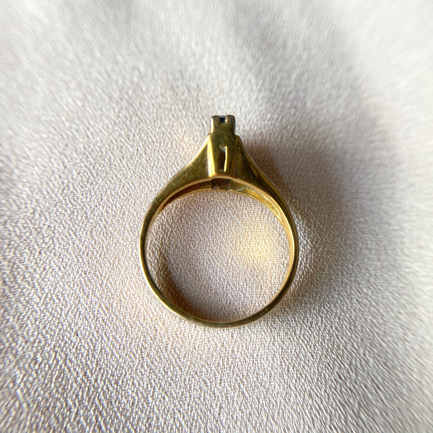 Art Deco Sapphire & Diamond Ring