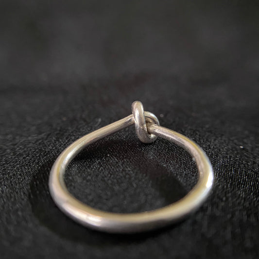 Simple Knot Silver Ring