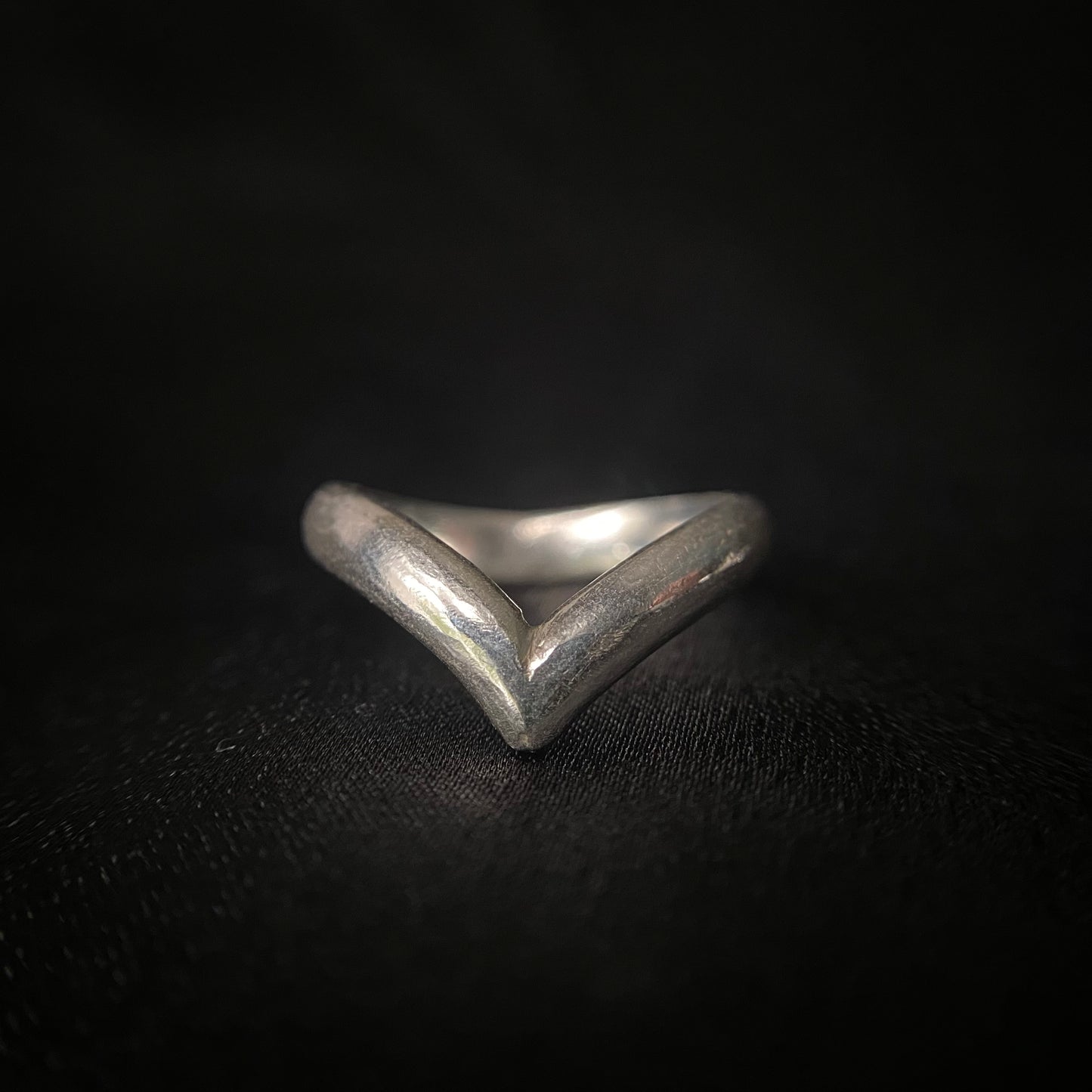Chevron Silver Ring
