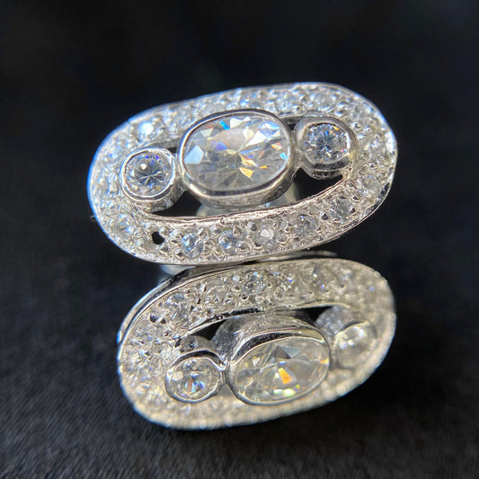 Cluster Topaz Earring