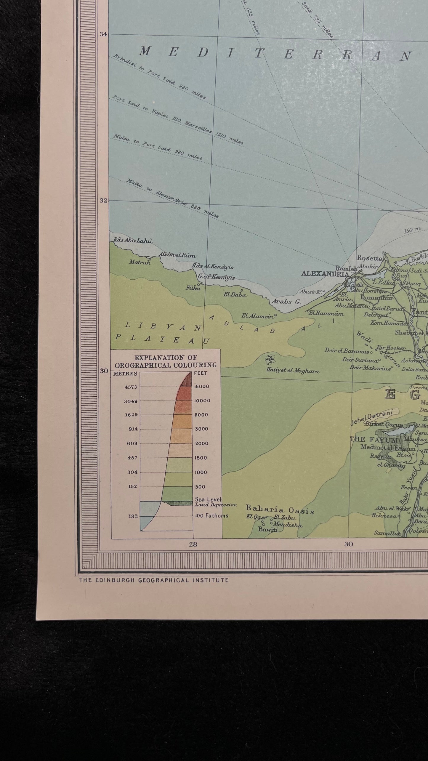 1922 Asia Minor, Syria, Mesopotamia Map by Bartholomew