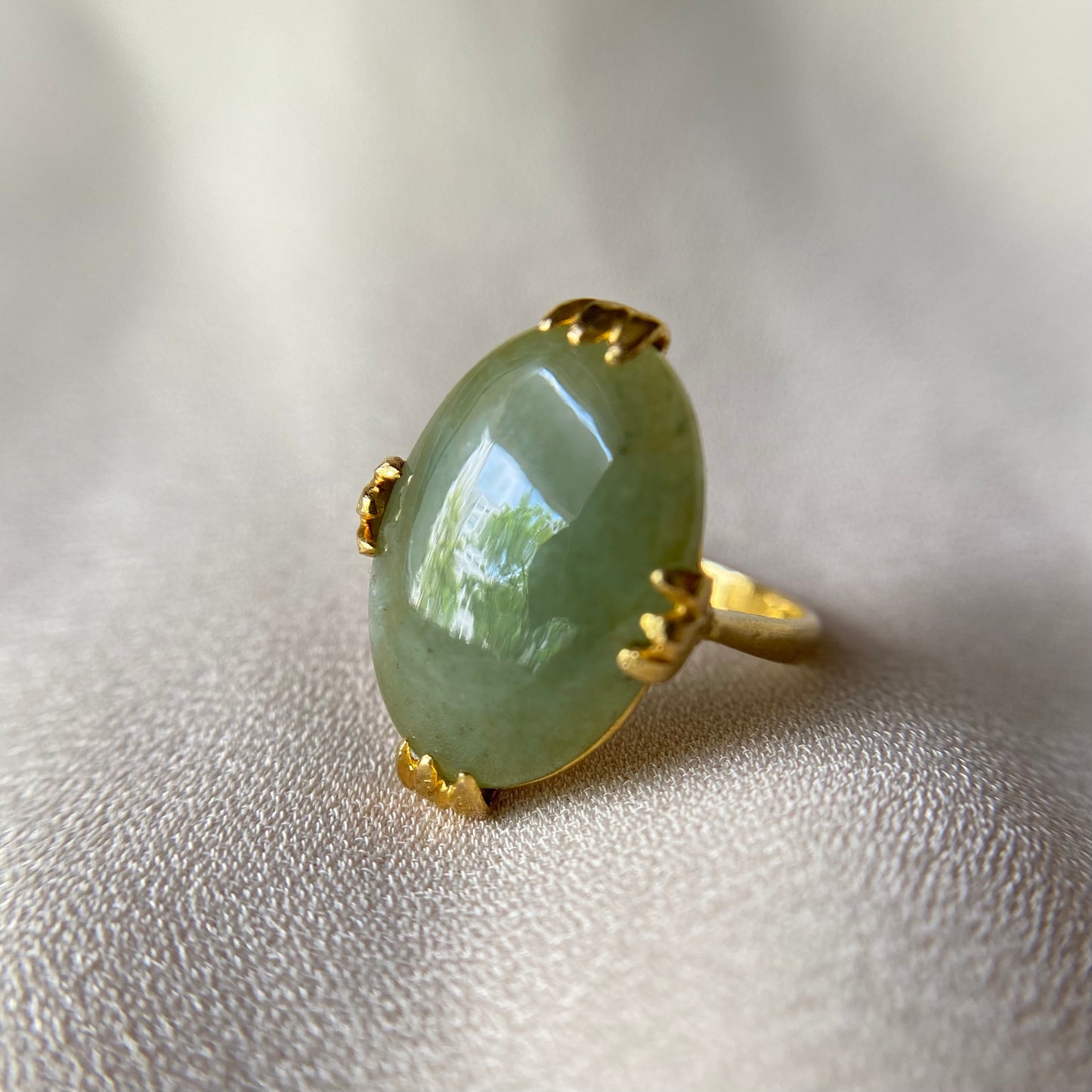 Jade Gold Ring