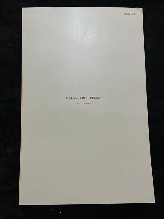 1922 Malay Archipelago Map by Bartholomew