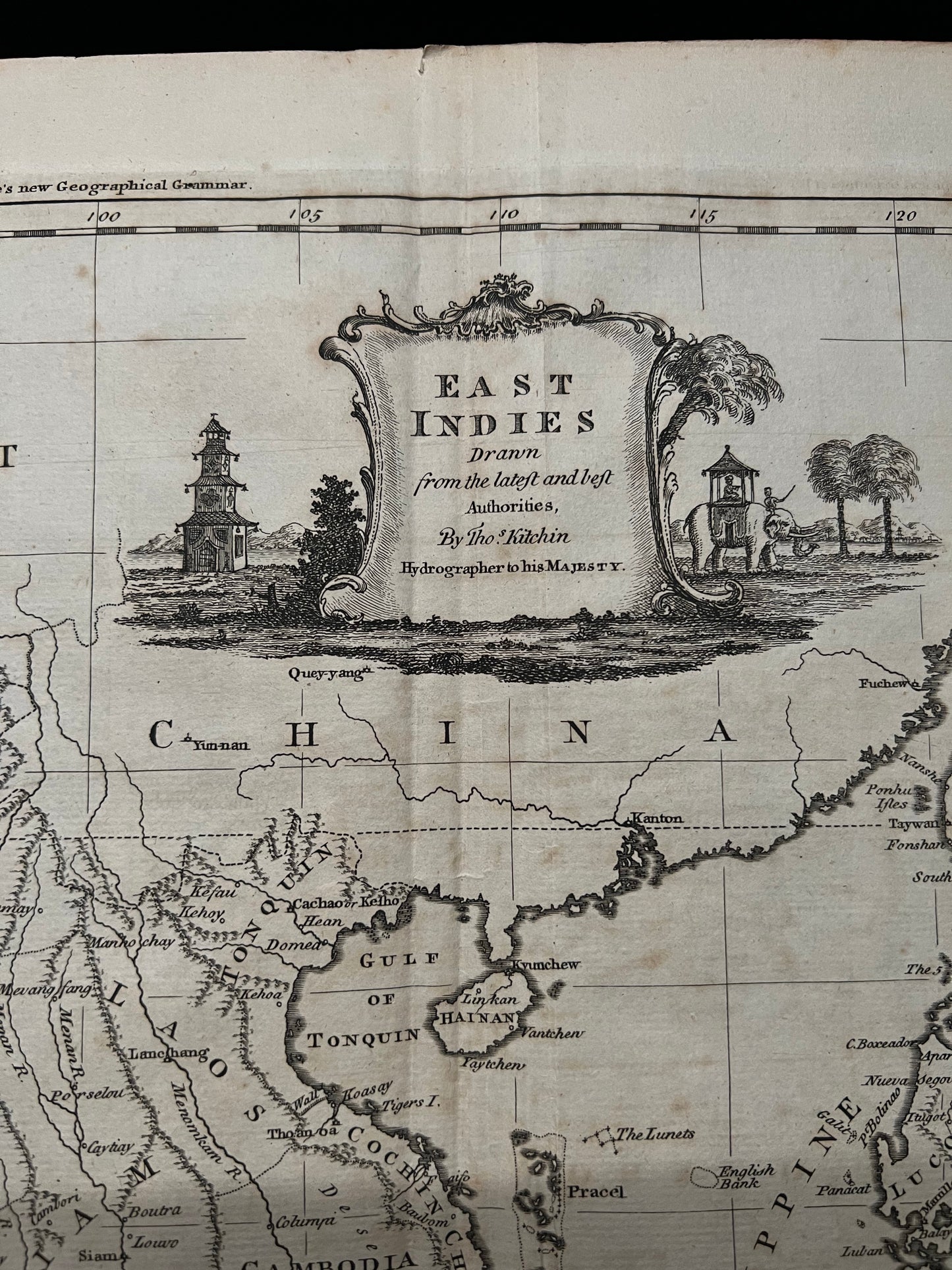 1785 Map of East Indies by Kitchin & Barber, Guthrie