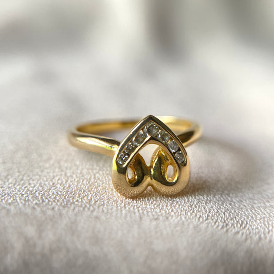 Heart shaped Diamond Ring