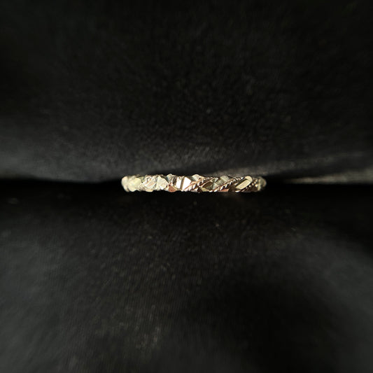 Milled Silver Ring