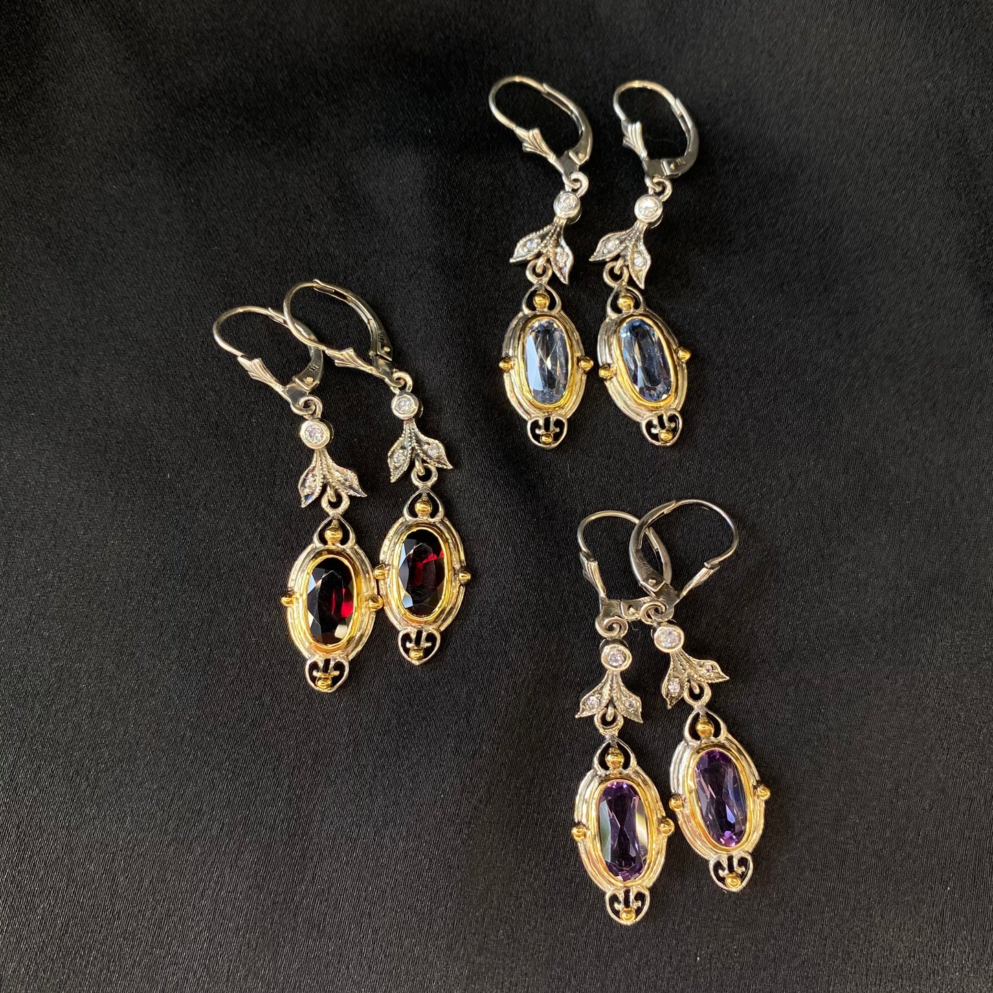 Renaissance Gem & Wing Earring