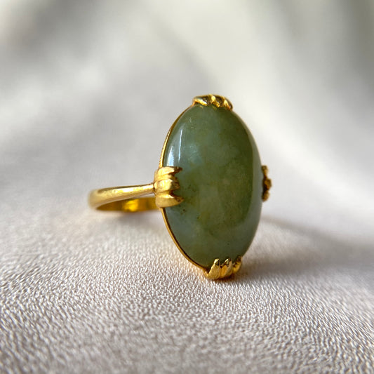 Jade Gold Ring