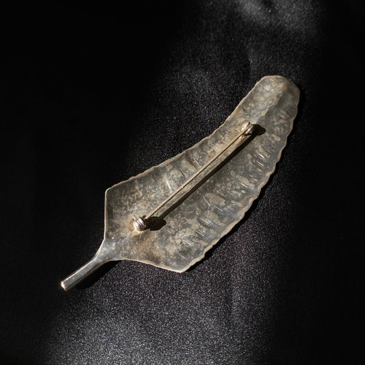Feather Leaf Brooch