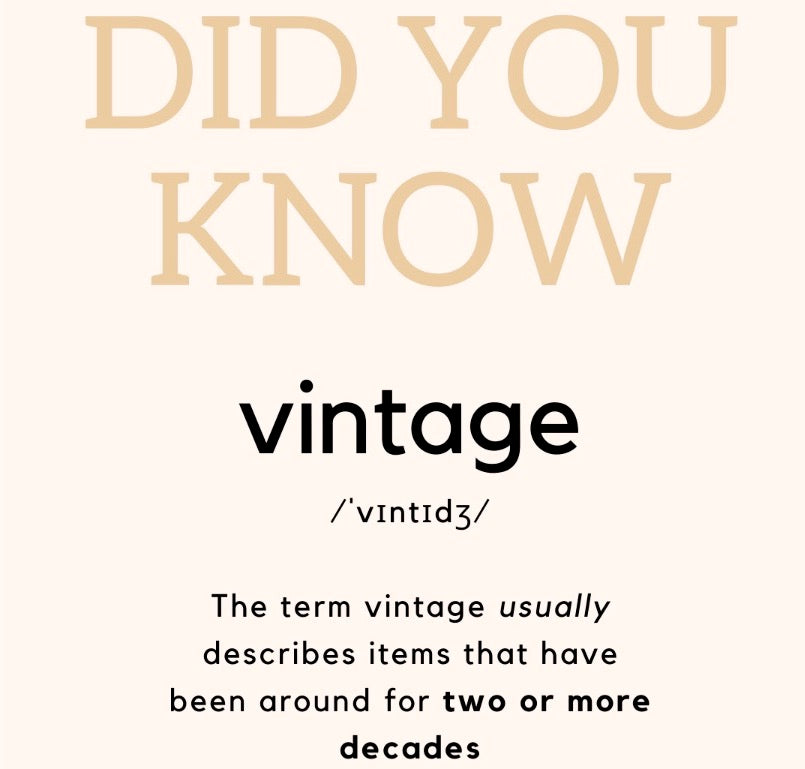 Why shop vintage jewellery?