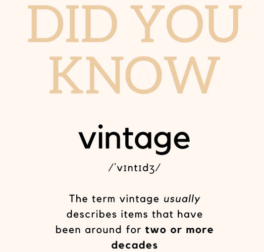 Why shop vintage jewellery?