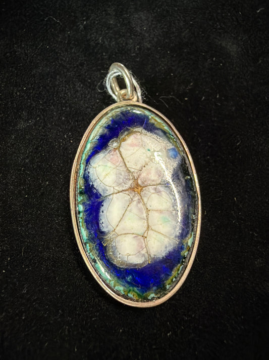 Abstract Enamel Pendent 01