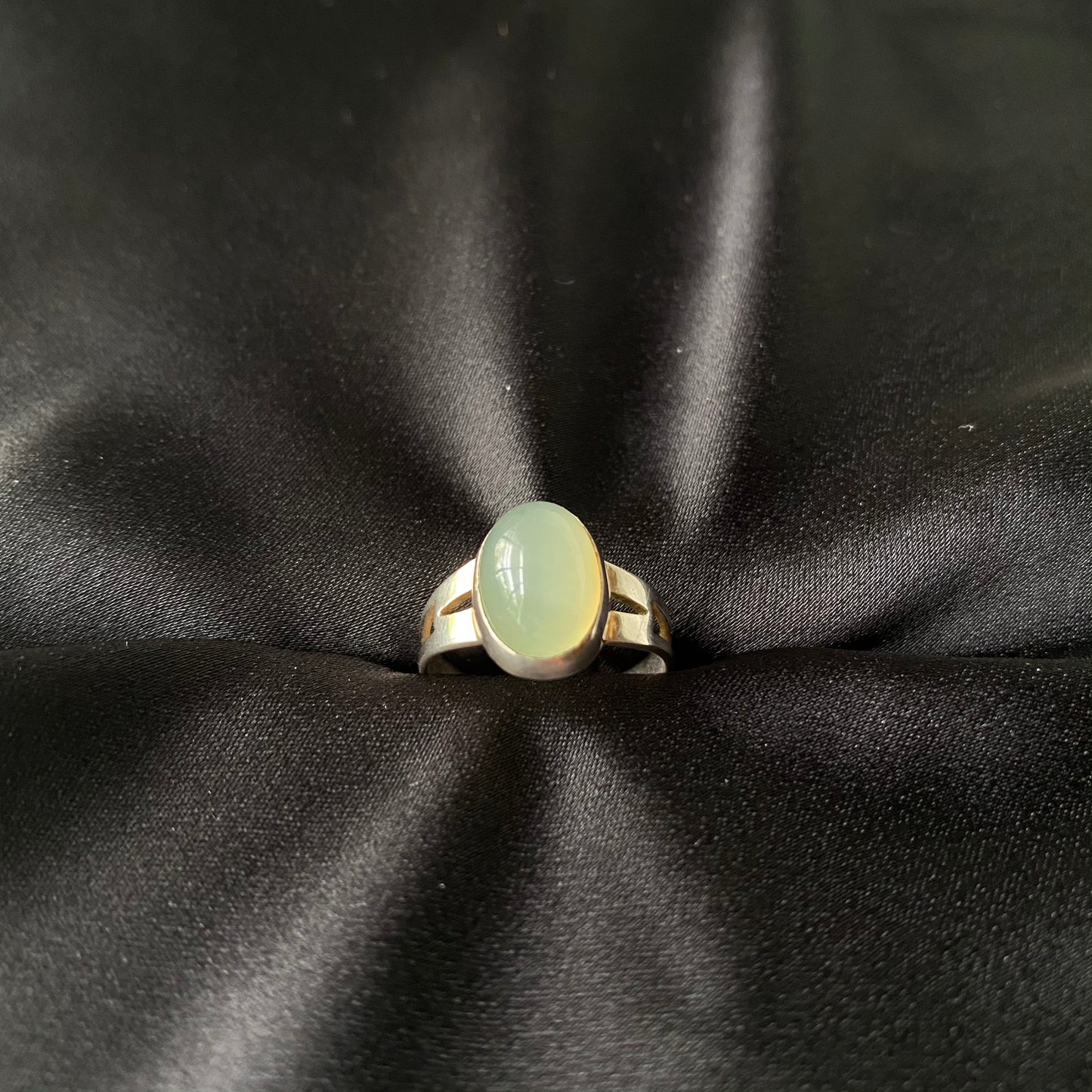 Large Gem & Arrow Silver Rings