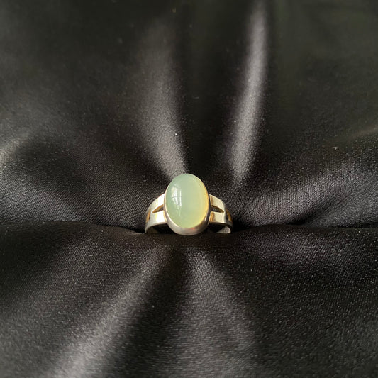 Large Gem & Arrow Silver Rings