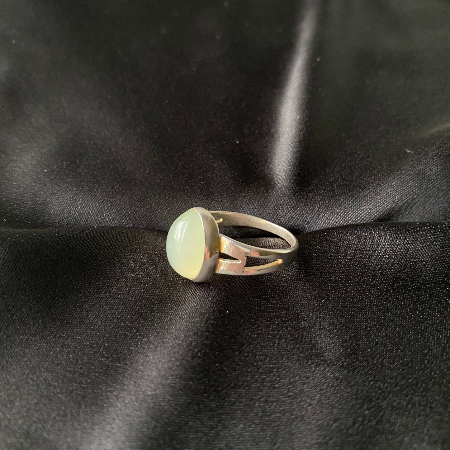 Large Gem & Arrow Silver Rings
