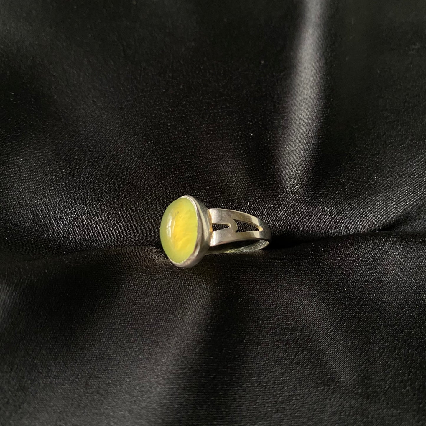 Large Gem & Arrow Silver Rings