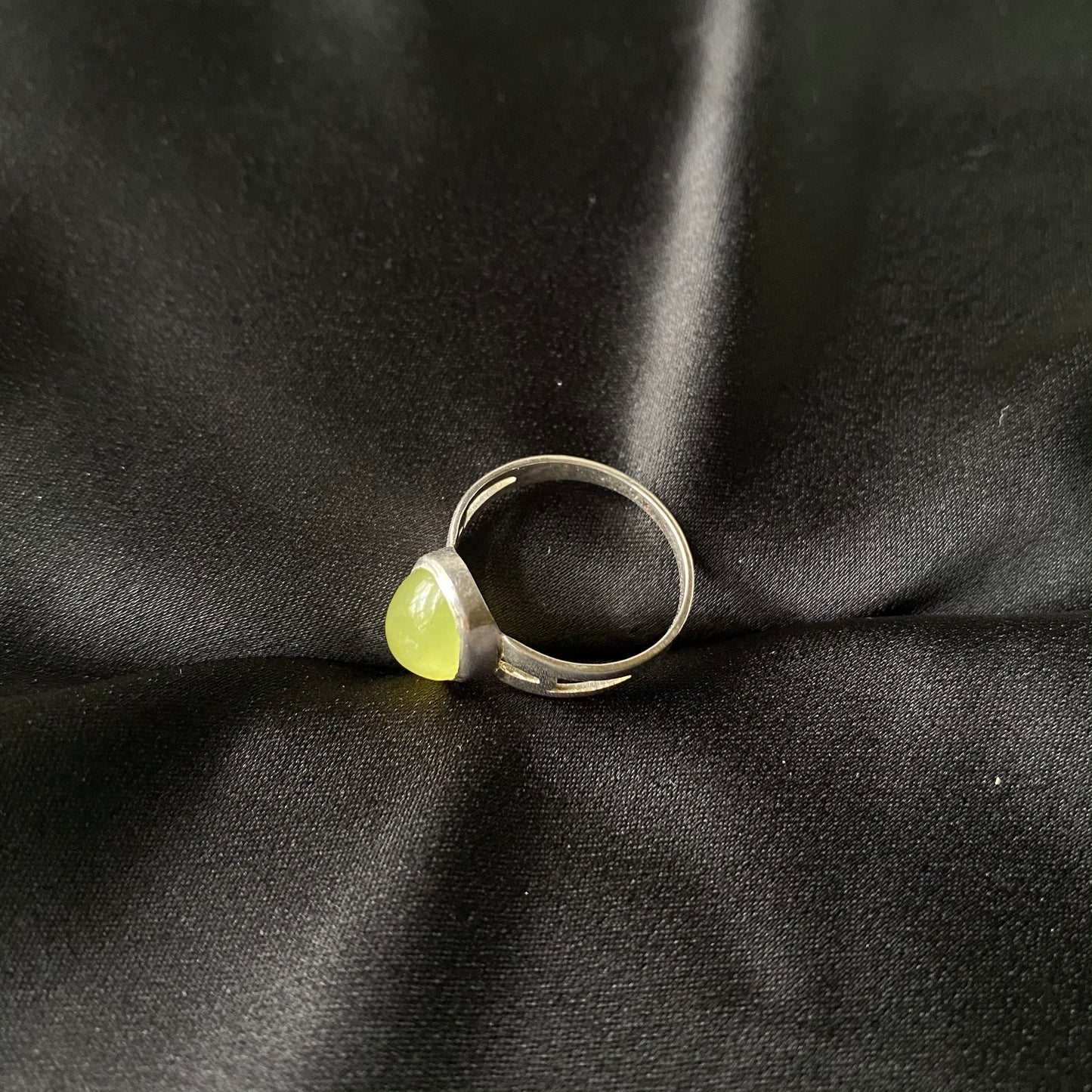 Large Gem & Arrow Silver Rings