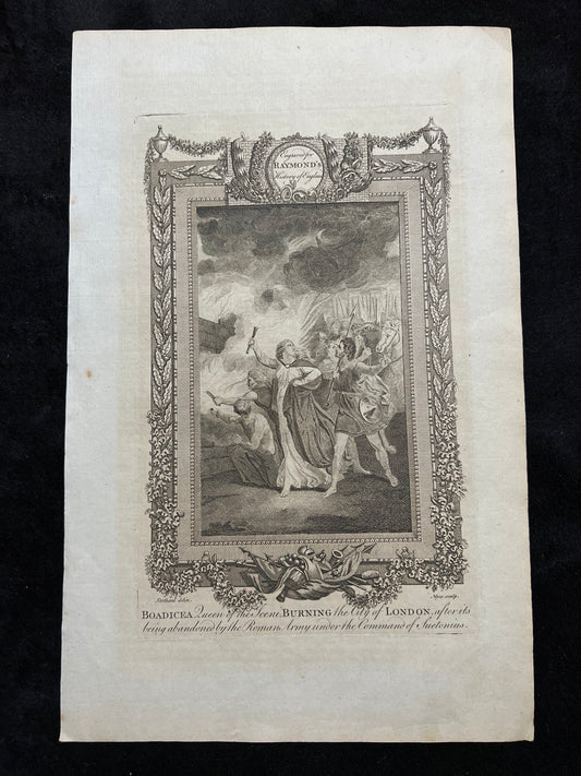 1787 British Historical Prints by Raymond, George