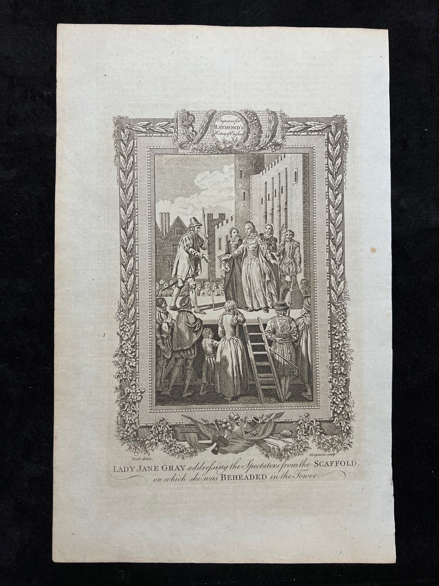1787 British Historical Prints by Raymond, George