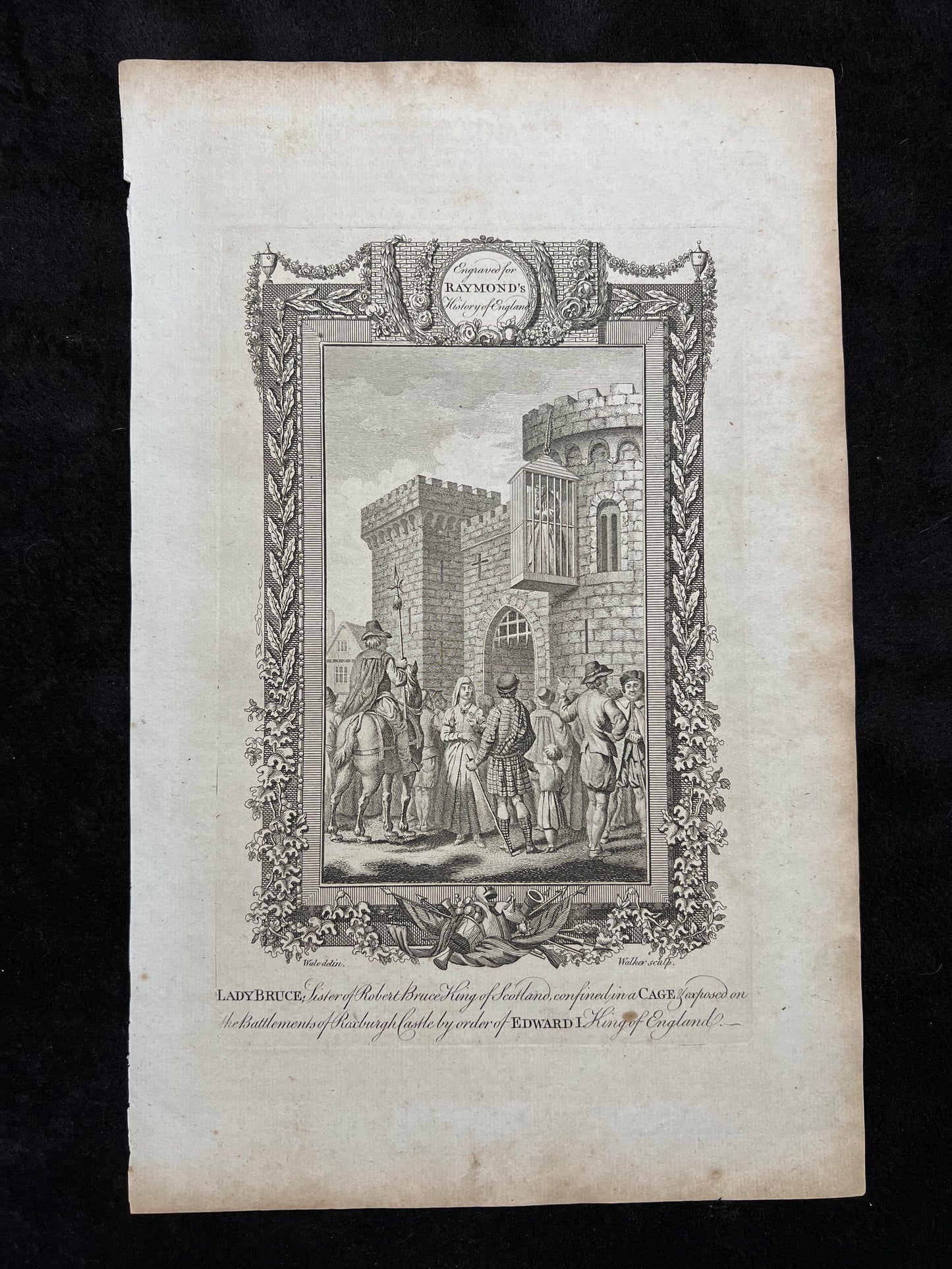 1787 British Historical Prints by Raymond, George