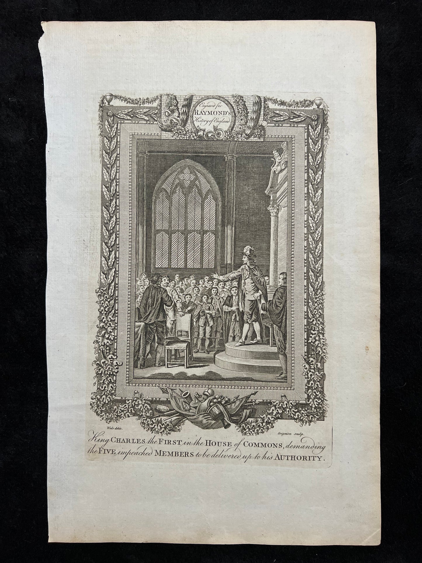 1787 British Historical Prints by Raymond, George