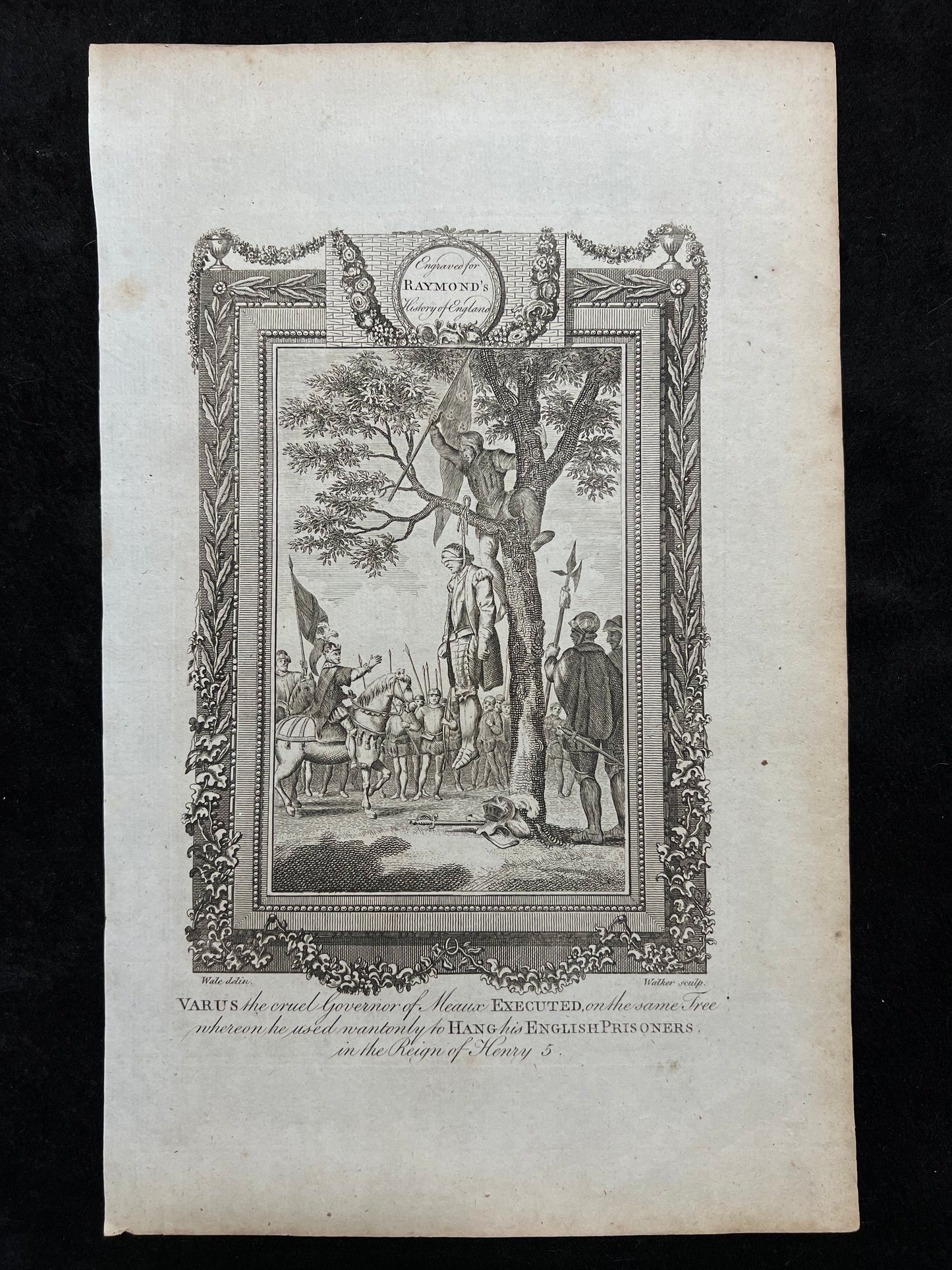 1787 British Historical Prints by Raymond, George
