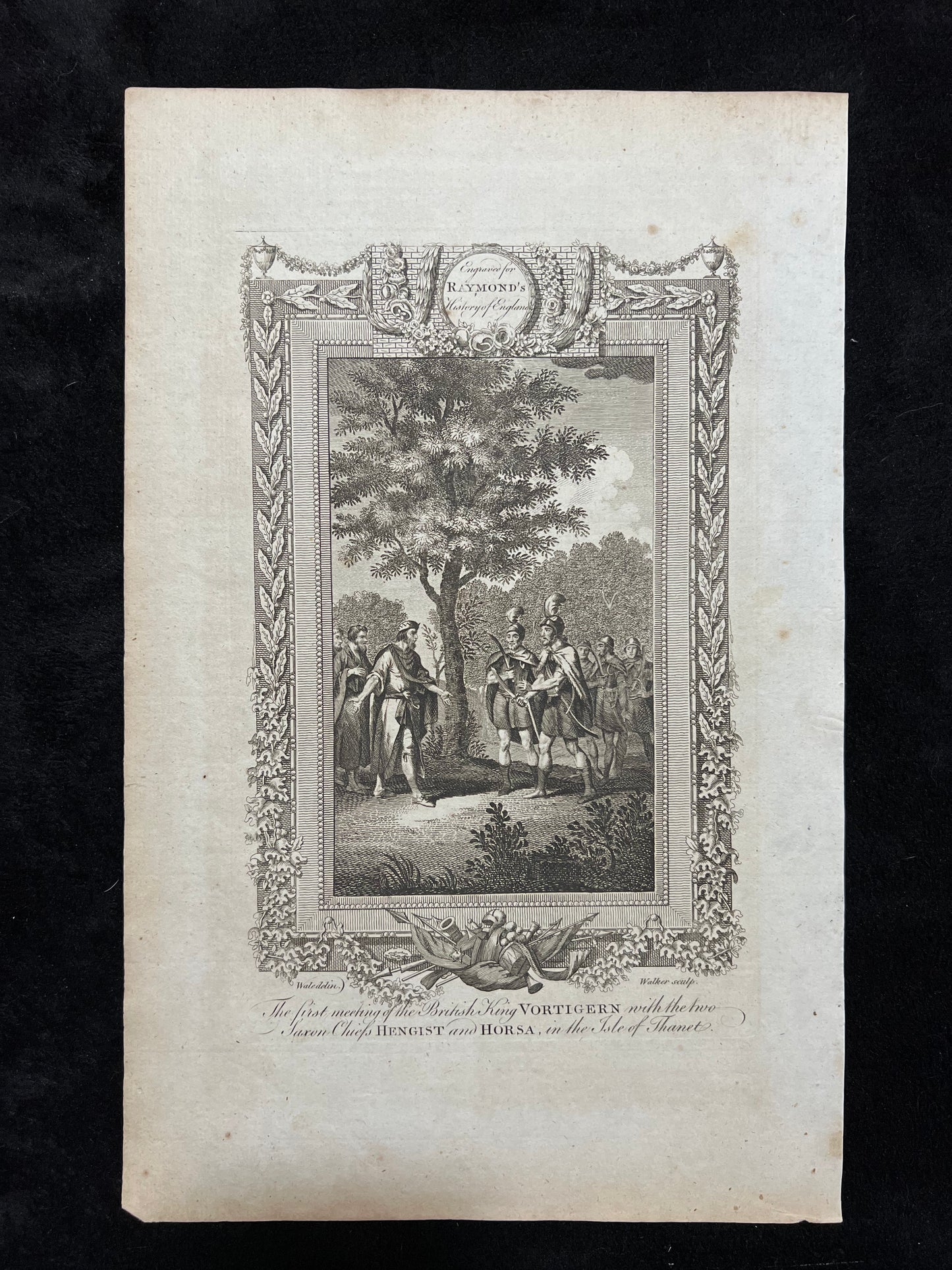 1787 British Historical Prints by Raymond, George