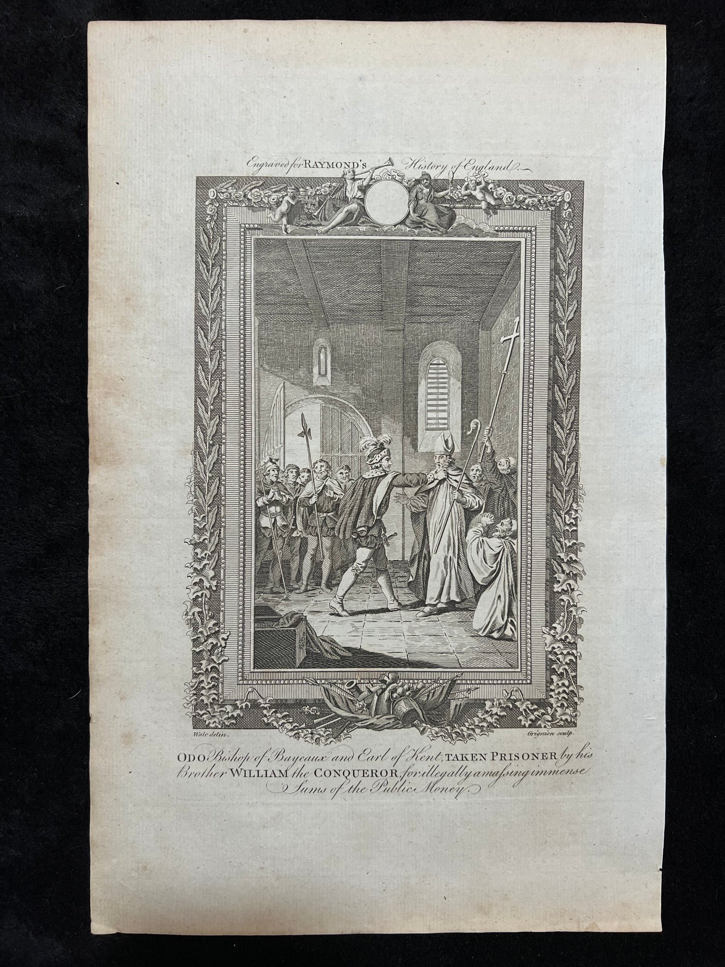 1787 British Historical Prints by Raymond, George