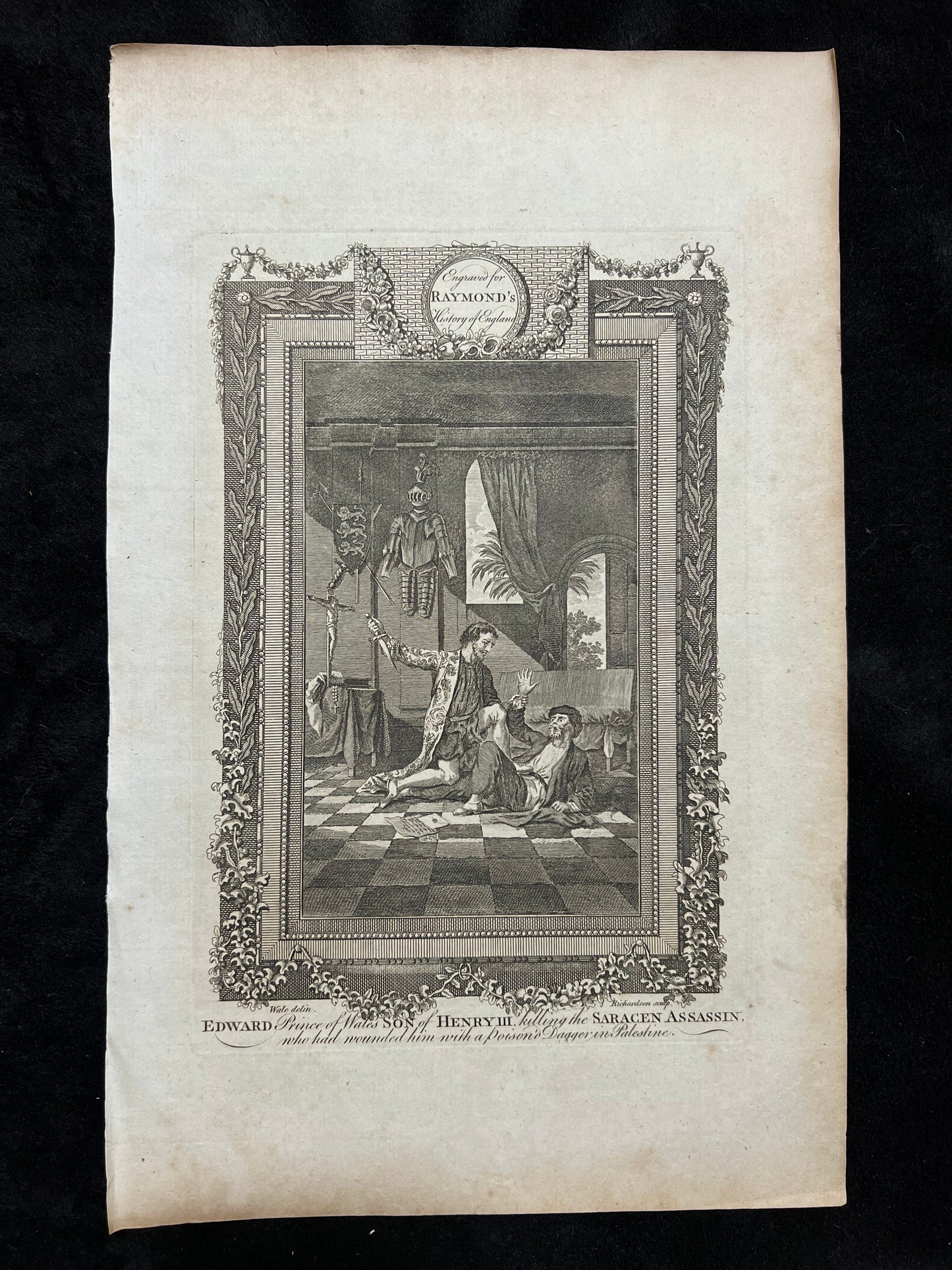 1787 British Historical Prints by Raymond, George