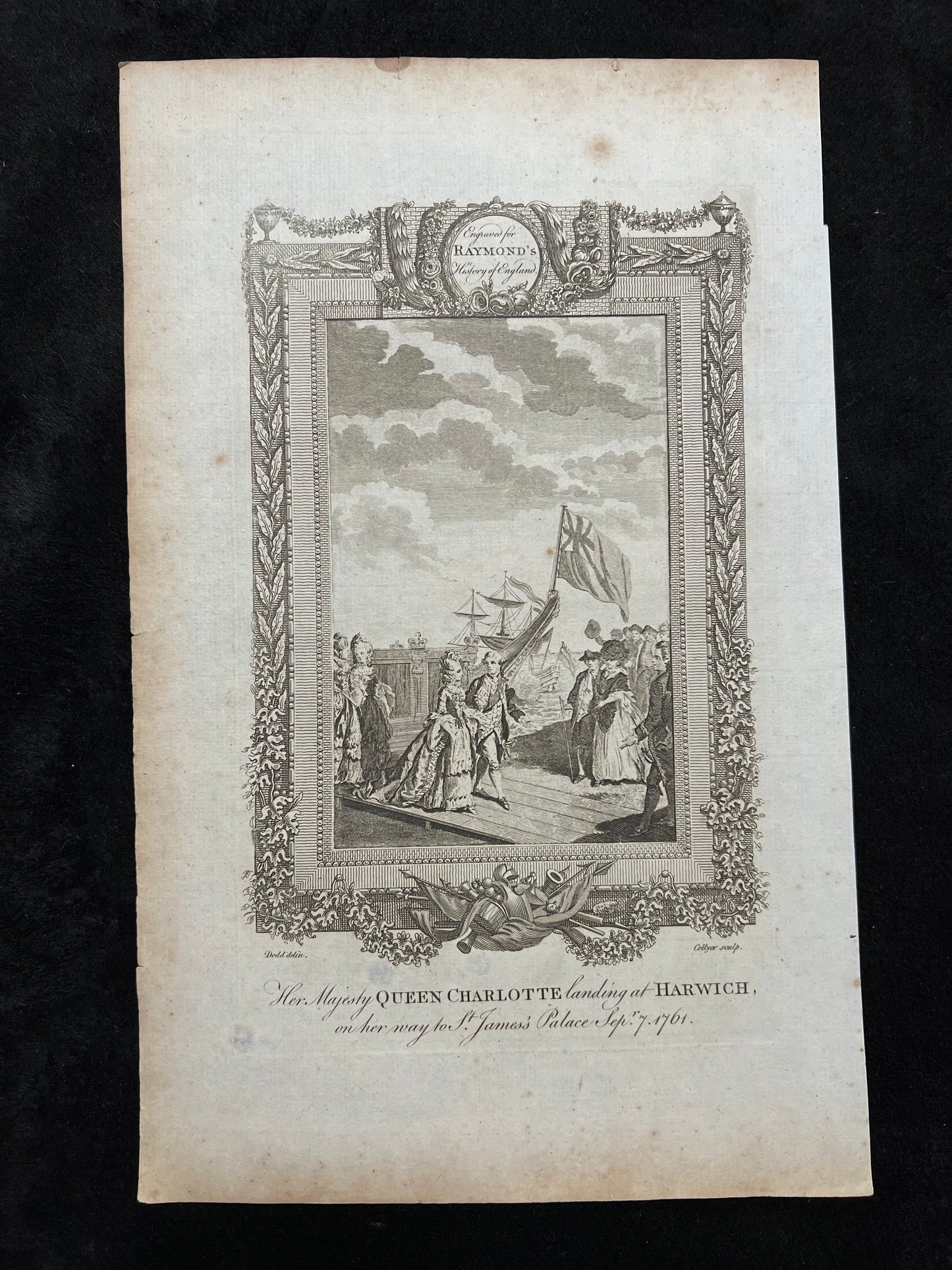 1787 British Historical Prints by Raymond, George