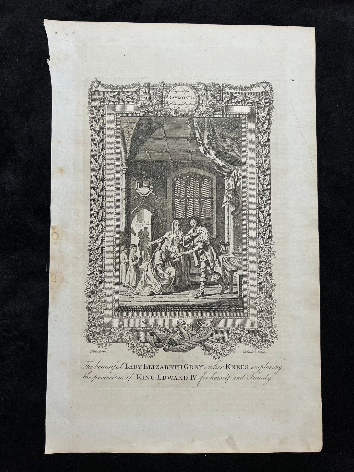 1787 British Historical Prints by Raymond, George